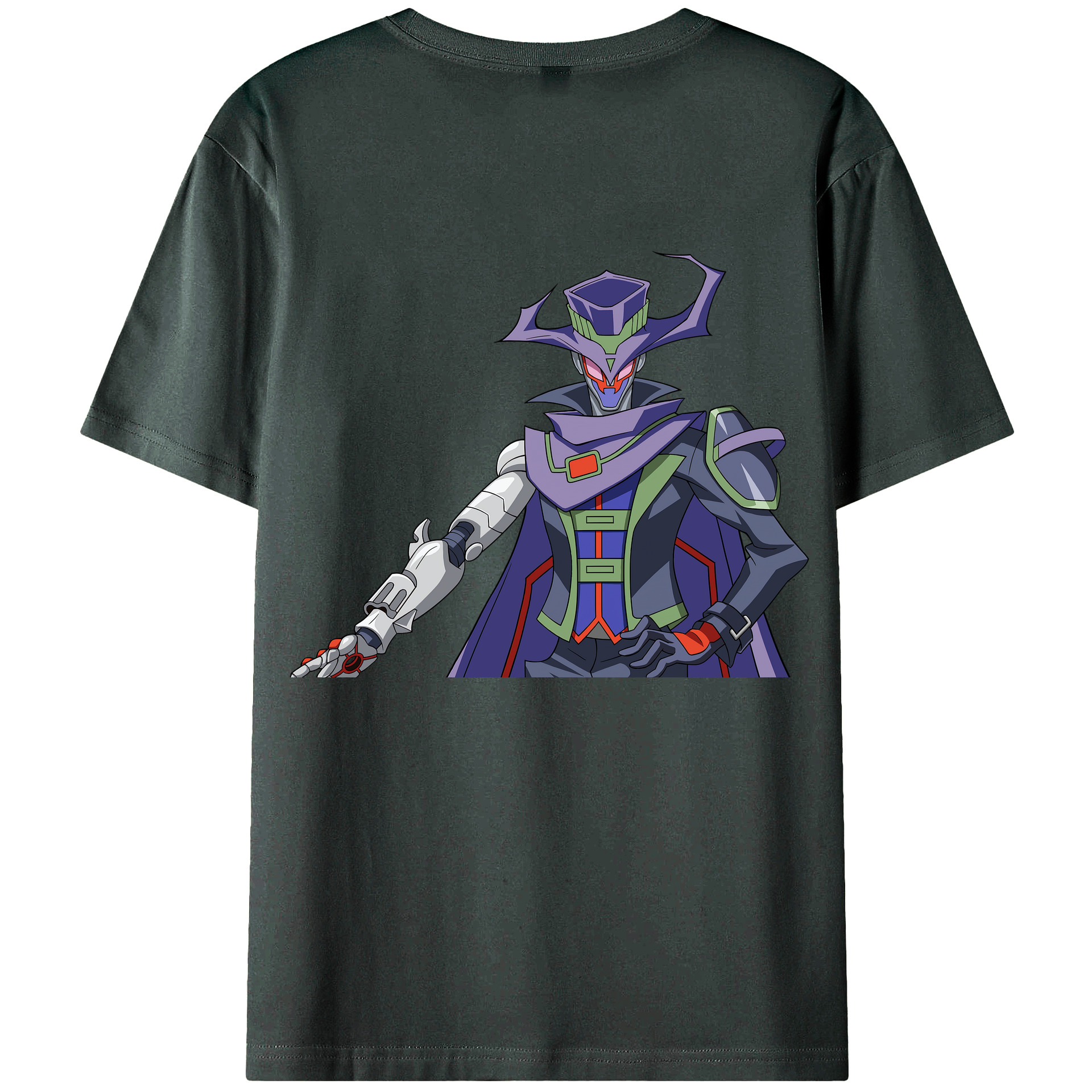 （画像用） 遊☆戯☆王 Yu-Gi-Oh! 綿100％ メンズ半袖Tシャツ（バックプリント） 通気性